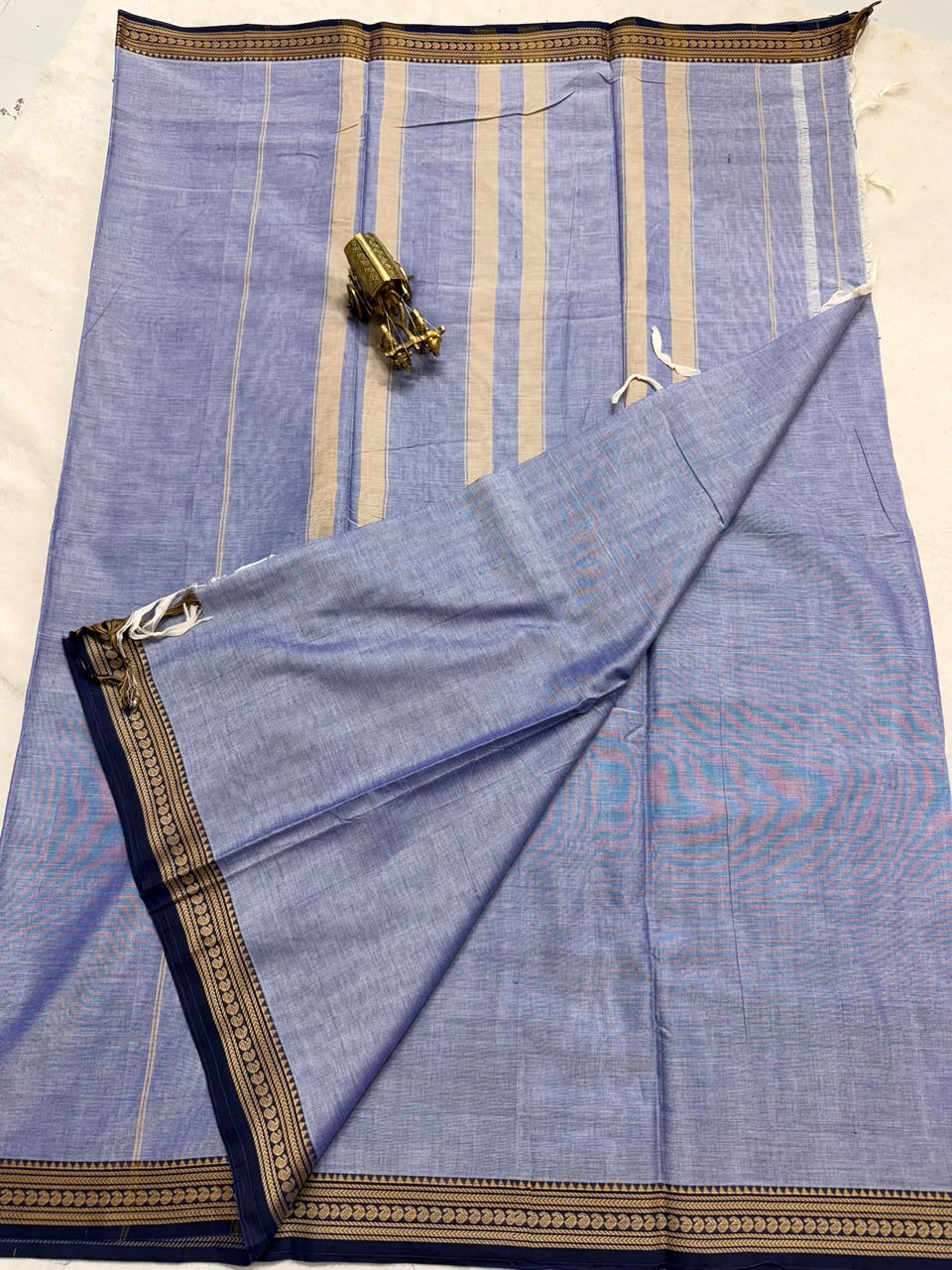 Pure Narayan Pet Plain Sarees with Small Borders - SogaSaree Handlooms