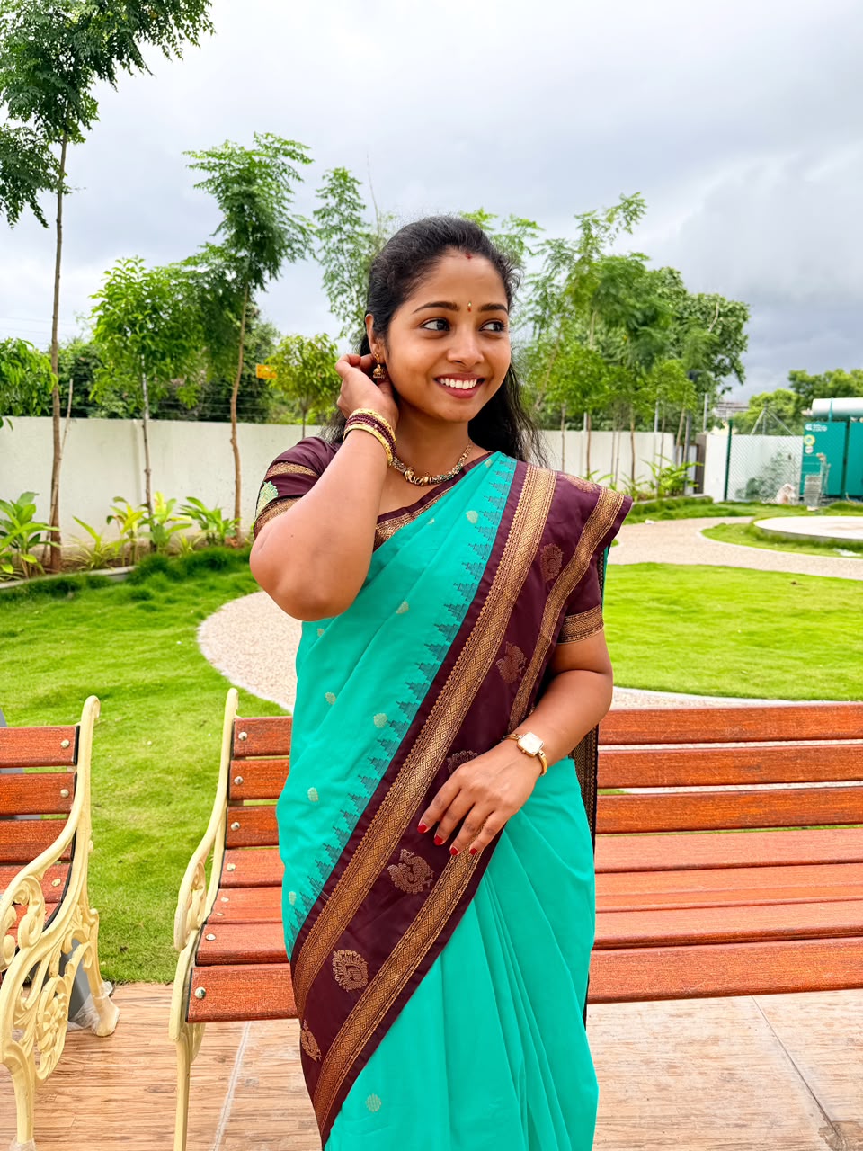 Premium Semi Gadwal Saree