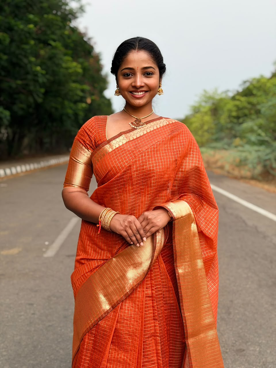 Chanderi Silk Pattu Saree