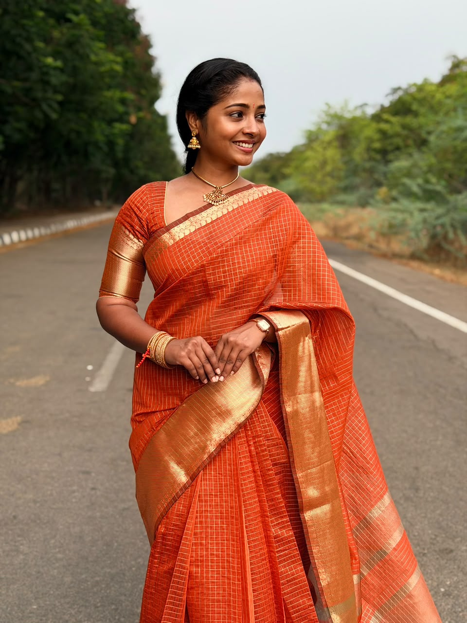 Chanderi Silk Pattu Saree