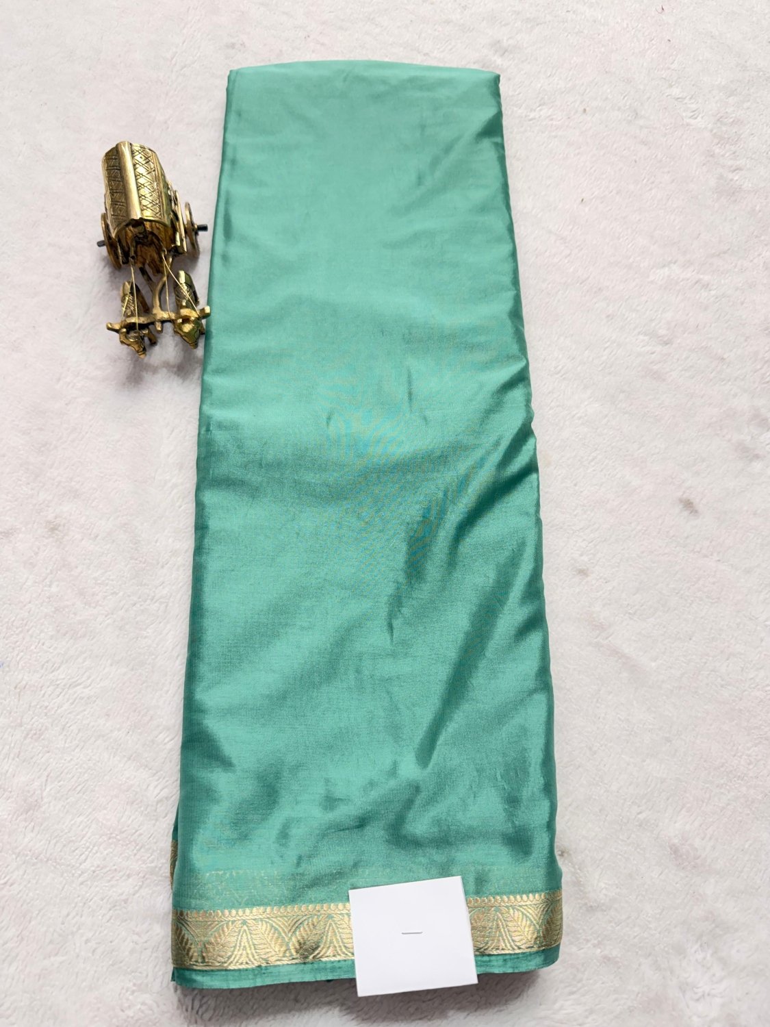 Premium Semi Mysore Silk Small Border - SogaSaree Handlooms