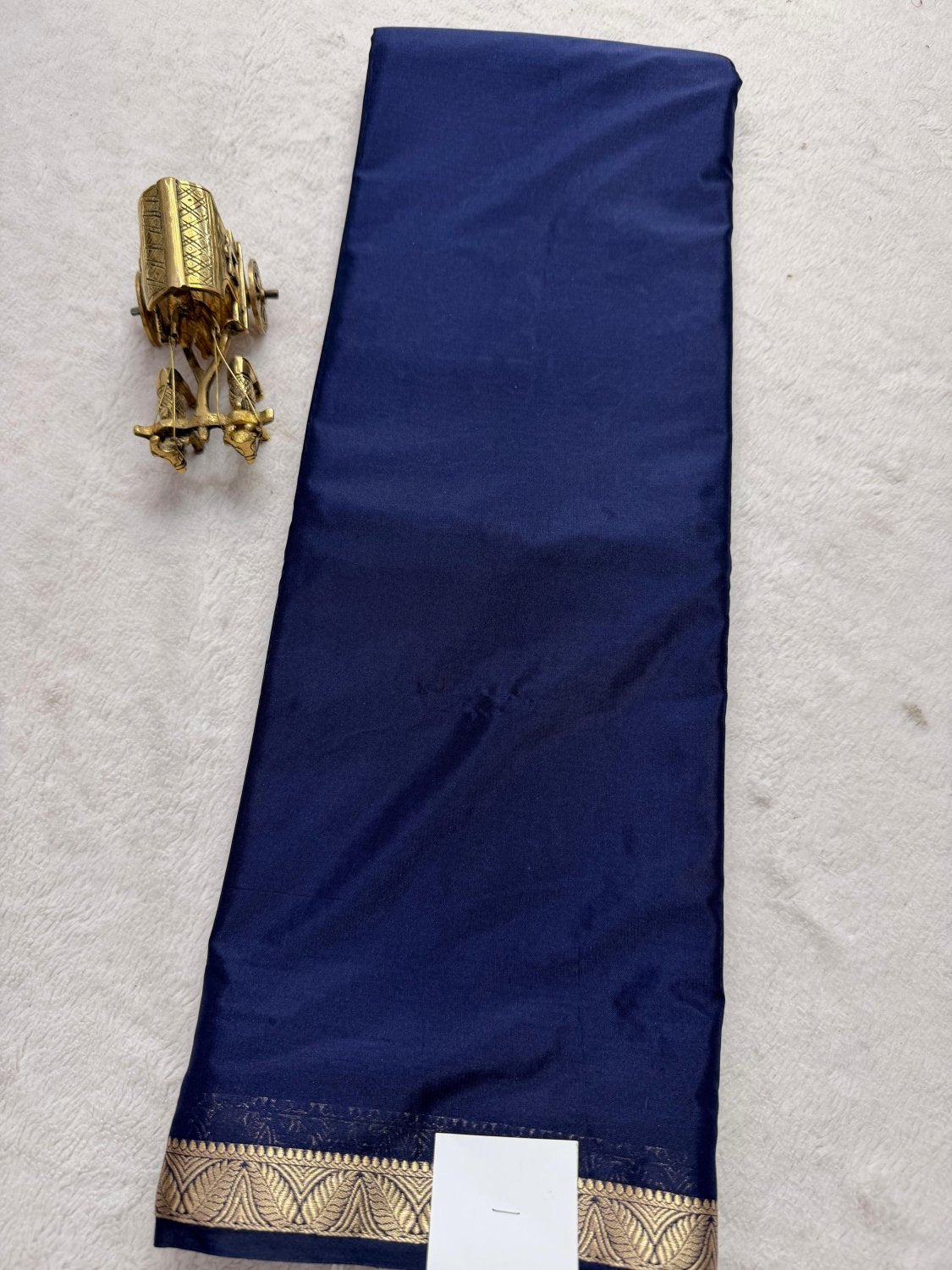 Premium Semi Mysore Silk Small Border - SogaSaree Handlooms
