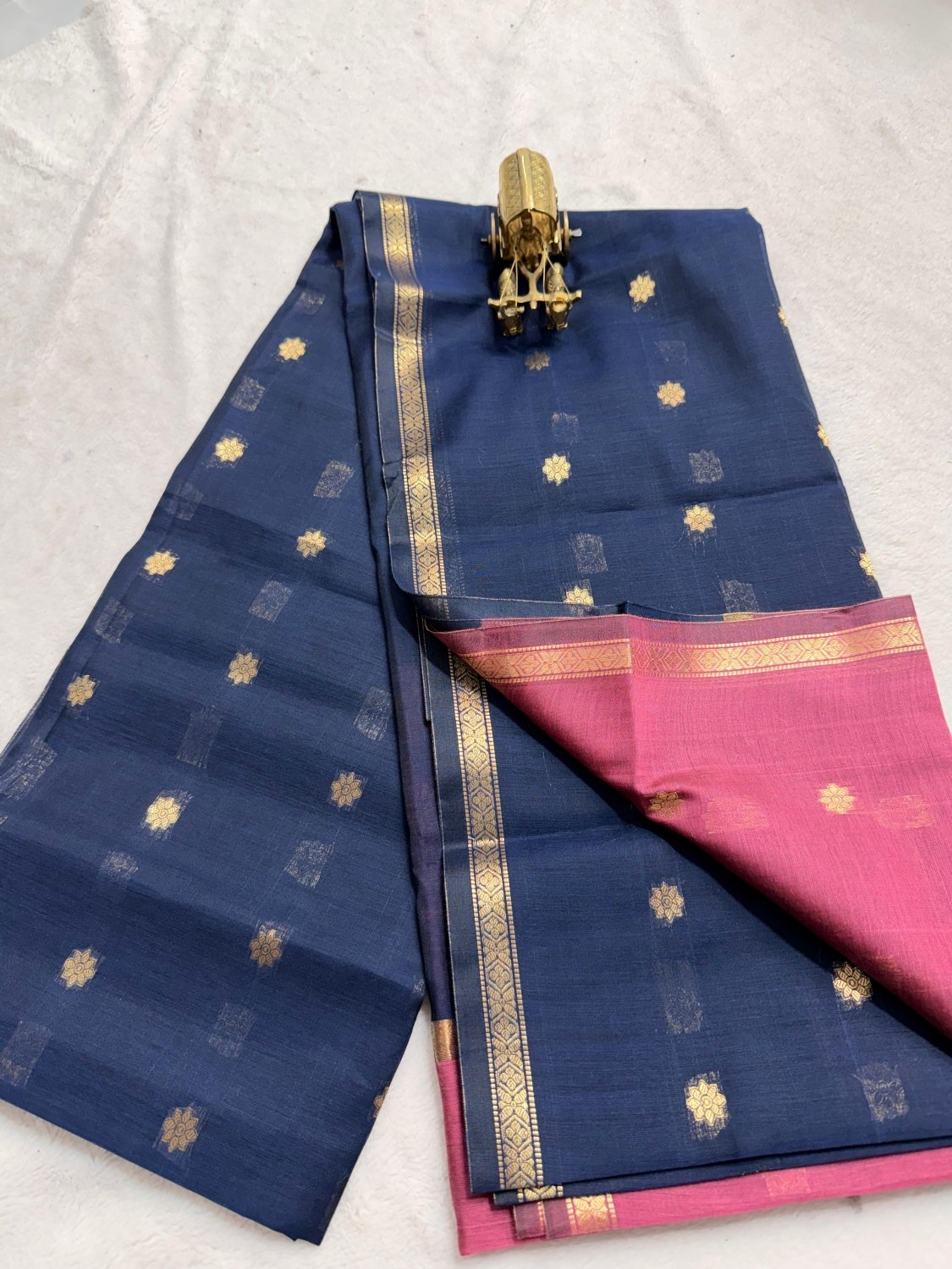 Maheshwari Silk Cotton Saree - SogaSaree Handlooms