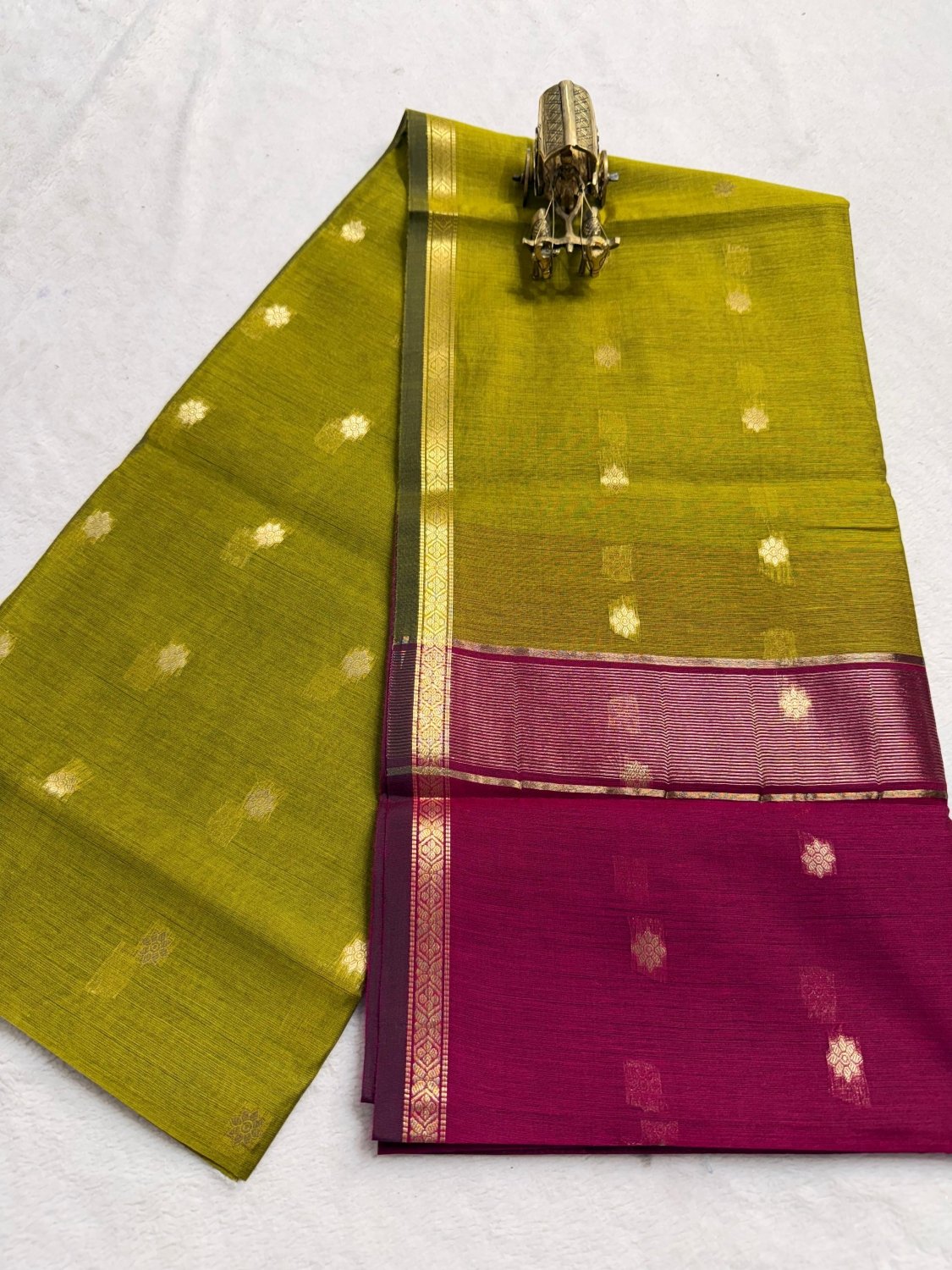 Maheshwari Silk Cotton Saree - SogaSaree Handlooms