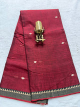 Pure NarayanaPet Cotton Small Border Sarees with Buti's