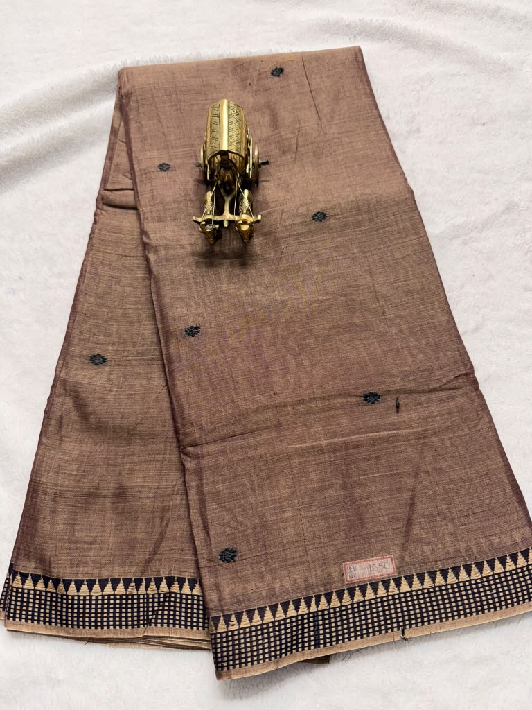 Pure NarayanaPet Cotton Small Border Sarees with Buti's