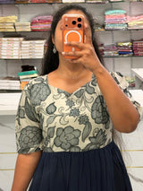 Georgette Kalamkari Frock