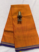 Pure NarayanaPet Cotton Plain Sarees with Small Borders