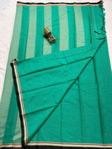 Pure Narayan Pet Plain Sarees with Small Borders - SogaSaree Handlooms
