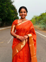 Chanderi Silk Pattu Saree