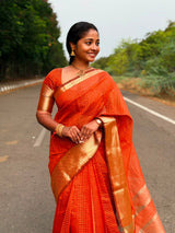 Chanderi Silk Pattu Saree