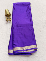 Premium Semi Mysore Silk Small Border - SogaSaree Handlooms