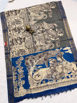 Chennur Silk Kalankari Dupatta - SogaSaree Handlooms