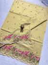 Mangalagiri Pattu Embroidery Work Saree - SogaSaree Handlooms