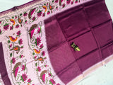 Crepe Silk with Patola design Saree.