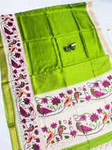 Crepe Silk with Patola design Saree.