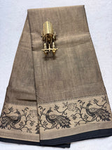 Pure NarayanaPet Cotton Plain Sarees with Big Borders