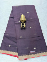 Pure NarayanaPet Cotton Small Border Sarees with Buti's