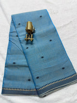 Pure NarayanaPet Cotton Small Border Sarees with Buti's