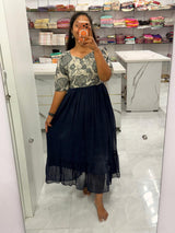 Georgette Kalamkari Frock