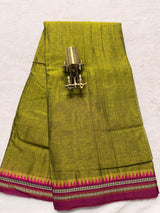 Pure NarayanaPet Cotton Plain Sarees with Small Borders