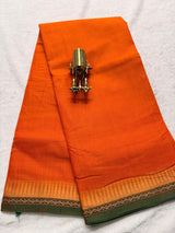 Pure NarayanaPet Cotton Plain Sarees with Small Borders