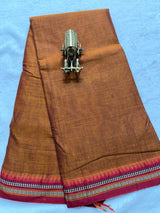 Pure NarayanaPet Cotton Plain Sarees with Small Borders