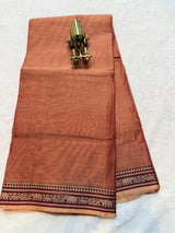 Pure NarayanaPet Cotton Plain Sarees with Small Borders