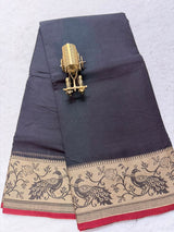 Pure NarayanaPet Cotton Plain Sarees with Big Borders