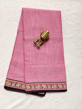 Pure NarayanaPet Samantha Cotton Check Sarees with Small Borders